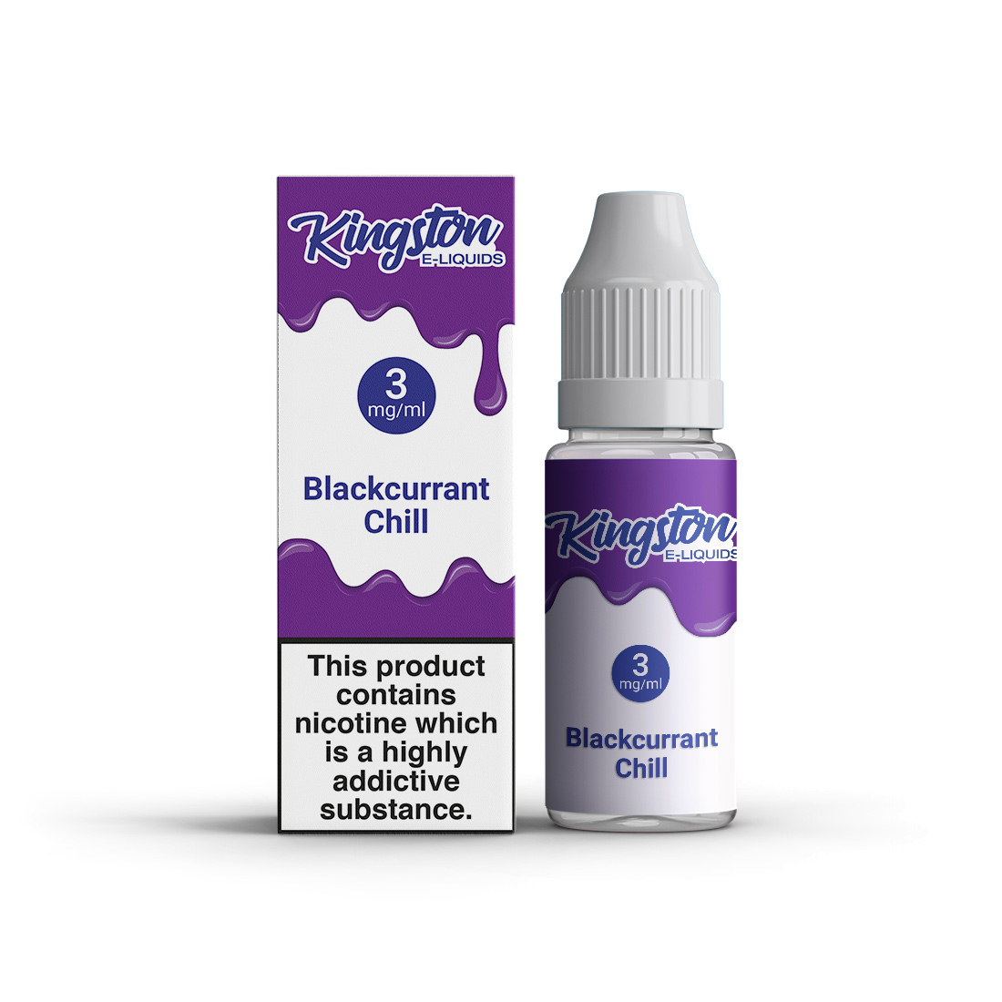 Kingston 50/50 10ml - Pack of 10 - Blackcurrant Chill