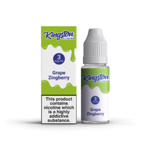 Kingston 50/50 10ml - Pack of 10 - Grape Zingberry