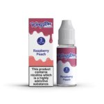 Kingston 50/50 10ml - Pack of 10 - Raspberry Peach