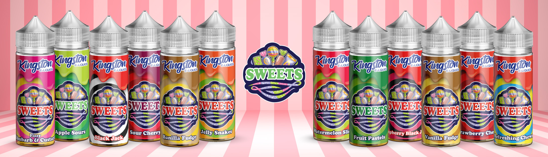Kingston Sweets - 120ml Shortfills