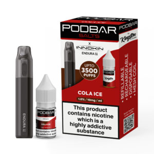 Podbar Salts x Innokin Endura S1 - Cola Ice - 10mg - Pack of 5