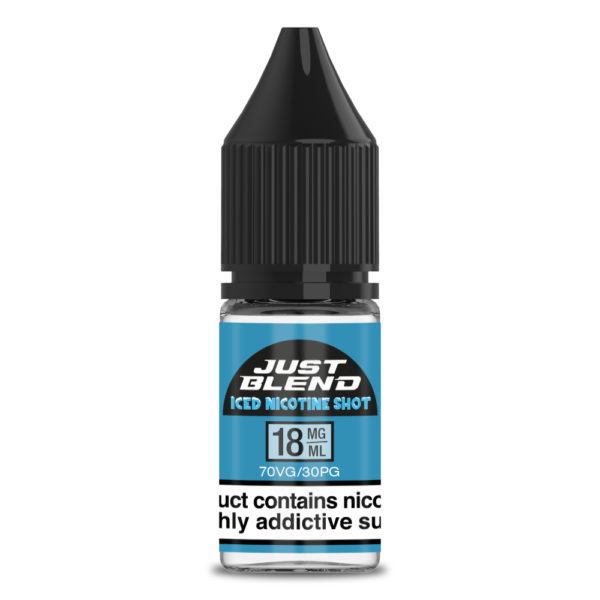 Just Blend - Iced Nicotine Shot - 18mg - 70VG 30PG - Box of 100