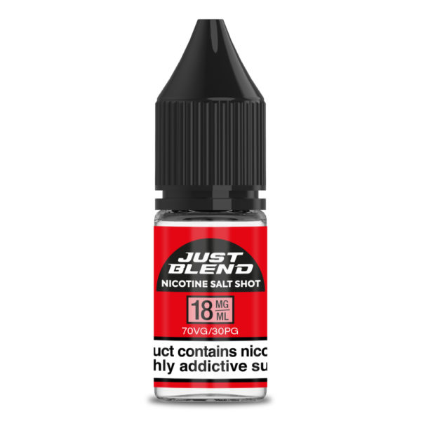 Just Blend - Nicotine Salt Shot - 18mg - 70VG 30PG - Box of 100