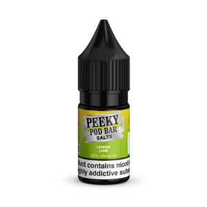 Peeky Pod Bar Salts 10ml - Lemon Lime - 20mg - Pack of 10