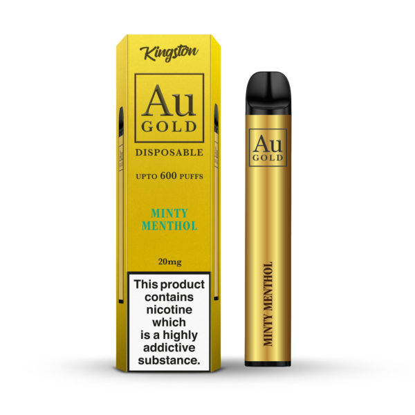 Au Gold Disposable - 20mg - Minty Menthol - Pack of 10