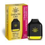 Darwin CBD 500mg Disposable - Strawberry Raspberry Cherry Ice - 10 Pack